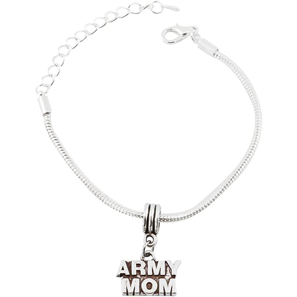 Army Mom Charm Bracelet 25$